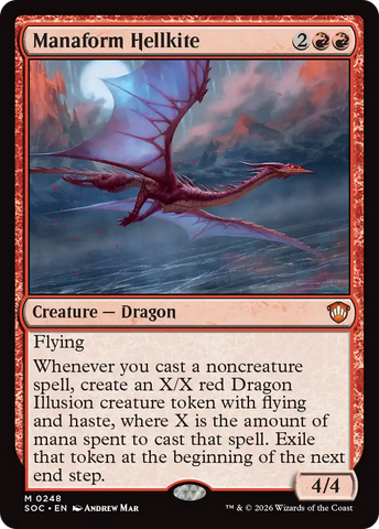 Manaform Hellkite [Secrets of Strixhaven Commander]