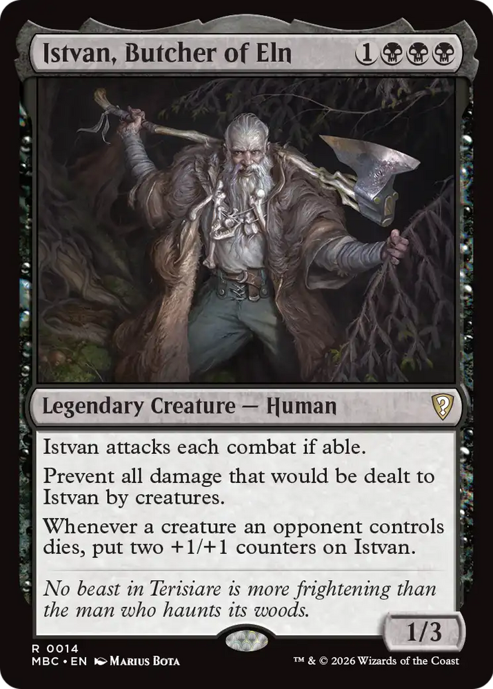 Istvan, Butcher of Eln [Mystery Booster: Commander Edition]