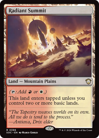 Radiant Summit [Secrets of Strixhaven Commander]