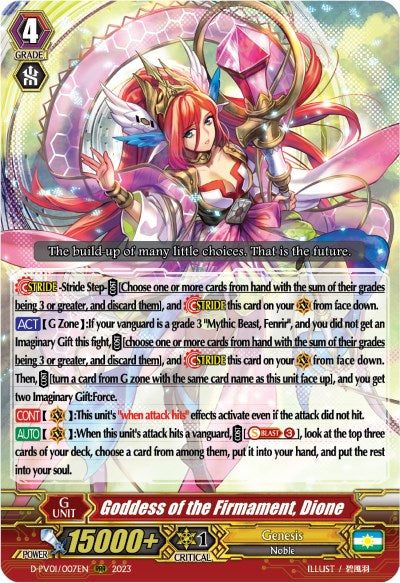 Goddess of the Firmament, Dione (D-PV01/007EN) [History Collection]