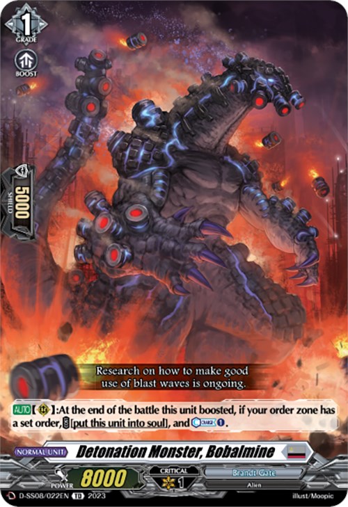 Detonation Monster, Bobalmine (D-SS08/022EN) [Festival Booster 2023]