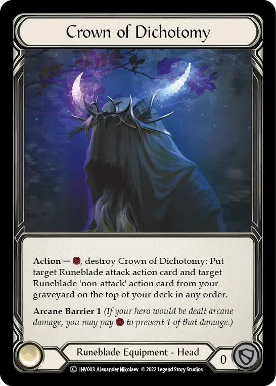 Crown of Dichotomy [1HV003] (Historic Pack 1 Blitz Deck Viserai)