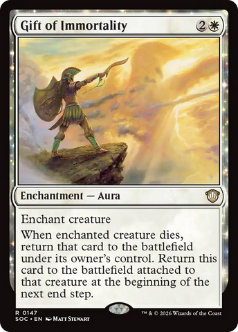Gift of Immortality [Secrets of Strixhaven Commander]