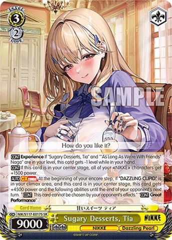 Sugary Desserts, Tia (NIK/S117-E017S SR) [GODDESS OF VICTORY: NIKKE]