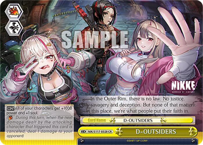 D-OUTSIDERS (NIK/S117-E028 CR) [GODDESS OF VICTORY: NIKKE]