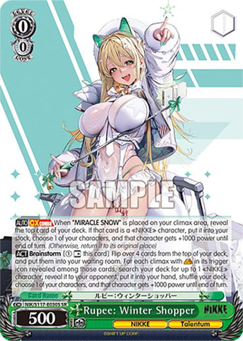 Rupee: Winter Shopper (NIK/S117-E030S SR) [GODDESS OF VICTORY: NIKKE]