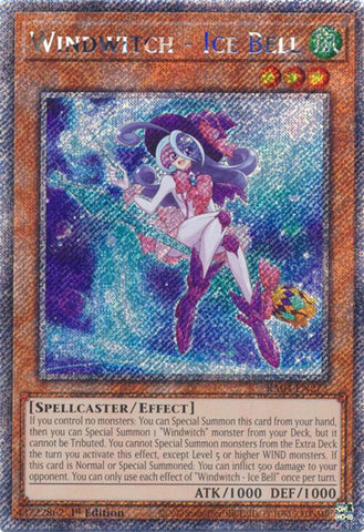 Windwitch - Ice Bell [RA04-EN273] Platinum Secret Rare