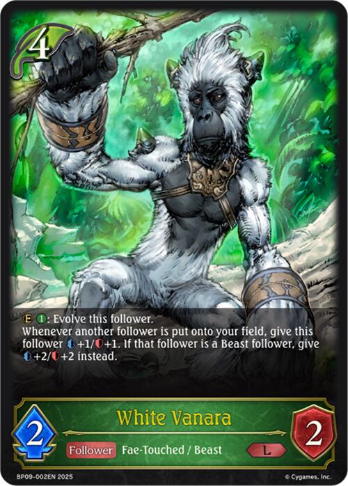 White Vanara (BP09-002EN) [Duet of Dawn and Dusk]