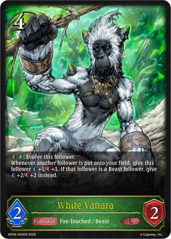 White Vanara (BP09-002EN) [Duet of Dawn and Dusk]