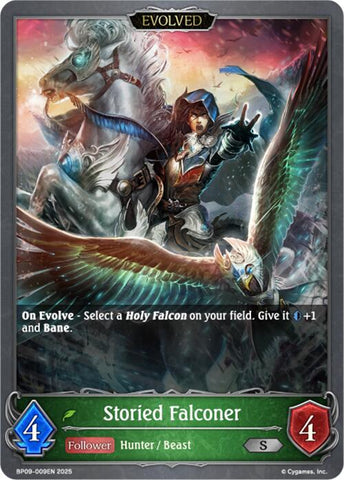Storied Falconer (Evolved) (BP09-009EN) [Duet of Dawn and Dusk]