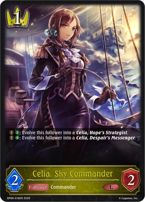 Celia, Sky Commander (BP09-018EN) [Duet of Dawn and Dusk]