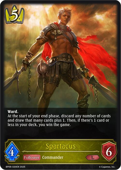 Spartacus (BP09-020EN) [Duet of Dawn and Dusk]