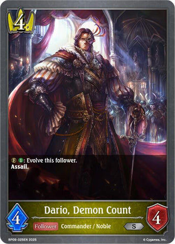 Dario, Demon Count (BP09-025EN) [Duet of Dawn and Dusk]