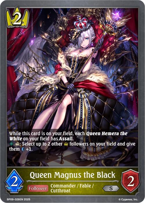 Queen Magnus the Black (BP09-028EN) [Duet of Dawn and Dusk]