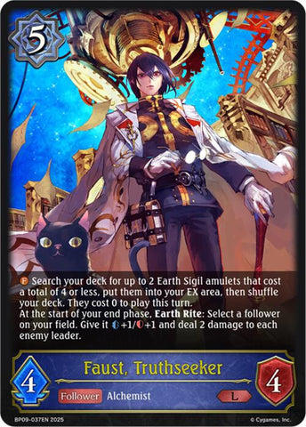 Faust, Truthseeker (BP09-037EN) [Duet of Dawn and Dusk]