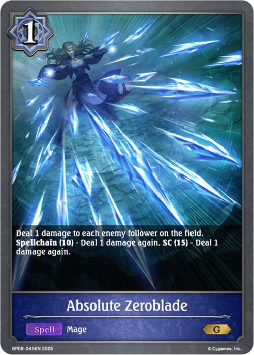 Absolute Zeroblade (BP09-045EN) [Duet of Dawn and Dusk]