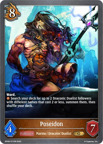 Poseidon (BP09-071EN) [Duet of Dawn and Dusk]