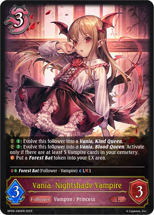 Vania, Nightshade Vampire (BP09-089EN) [Duet of Dawn and Dusk]