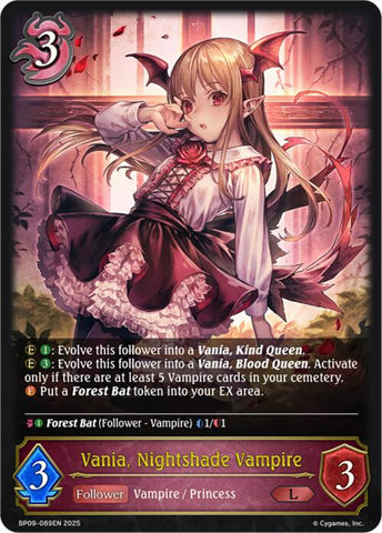 Vania, Nightshade Vampire (BP09-089EN) [Duet of Dawn and Dusk]