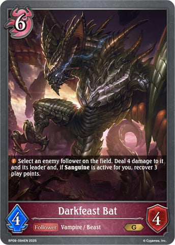 Darkfeast Bat (BP09-094EN) [Duet of Dawn and Dusk]