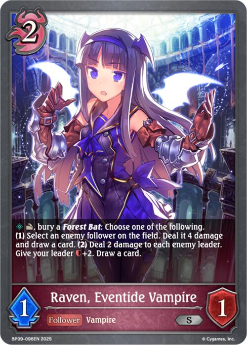 Raven, Eventide Vampire (BP09-098EN) [Duet of Dawn and Dusk]