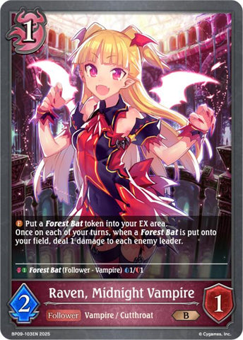 Raven, Midnight Vampire (BP09-103EN) [Duet of Dawn and Dusk]