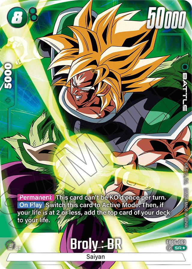 Broly : BR (FB06-063) (Alternate Art) [Rivals Clash]