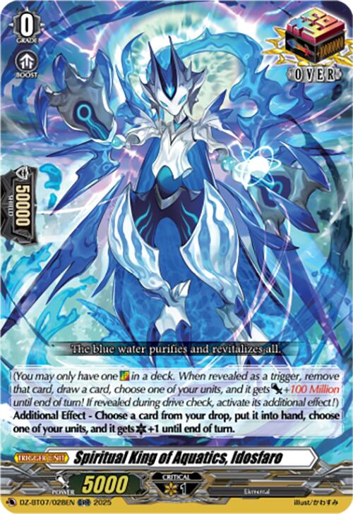 Spiritual King of Aquatics, Idosfaro (DZ-BT07/028EN) [Moon Fangs & Cerulean Blaze]
