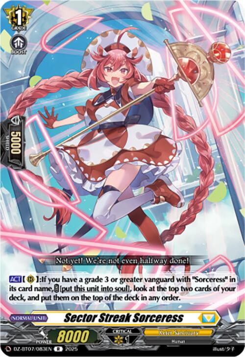 Sector Streak Sorceress (DZ-BT07/083EN) [Moon Fangs & Cerulean Blaze]