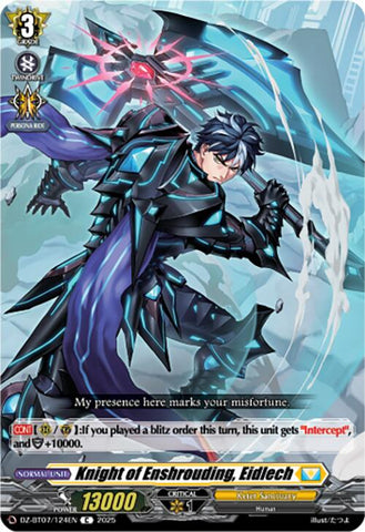 Knight of Enshrouding, Eidlech (DZ-BT07/124EN) [Moon Fangs & Cerulean Blaze]