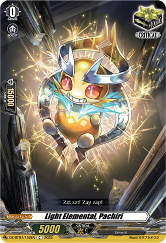 Light Elemental, Pachiri (DZ-BT07/152EN) [Moon Fangs & Cerulean Blaze]