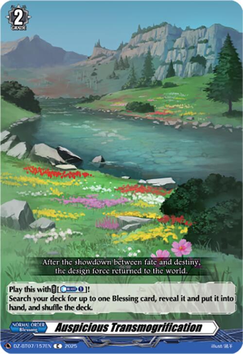 Auspicious Transmogrification (DZ-BT07/157EN) [Moon Fangs & Cerulean Blaze]