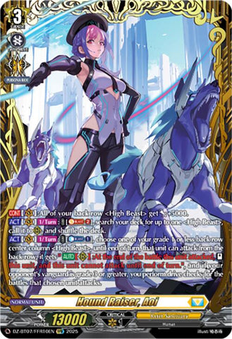 Hound Raiser, Aoi (DZ-BT07/FFR10EN) [Moon Fangs & Cerulean Blaze]