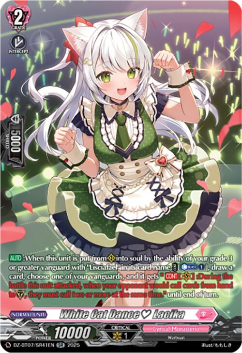 White Cat Dance Lacika (DZ-BT07/SR41EN) [Moon Fangs & Cerulean Blaze]