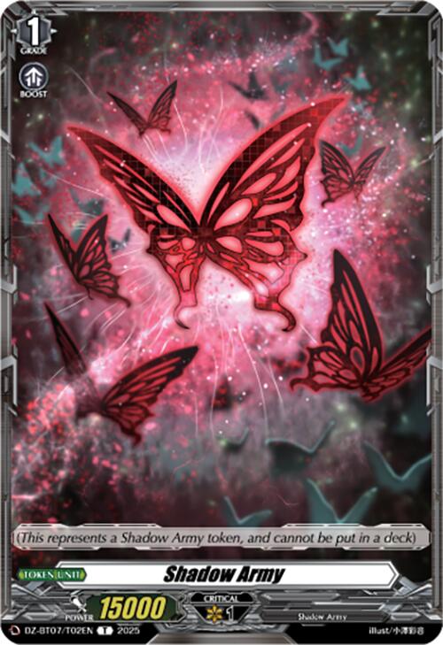 Shadow Army (DZ-BT07/T02EN) [Moon Fangs & Cerulean Blaze]