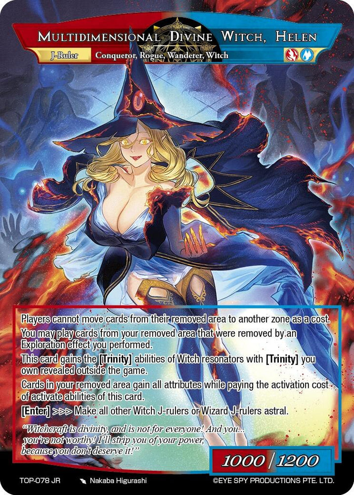 Helen, the Witch of Forgotten Memories // Multidimensional Divine Witch, Helen (TOP-078 JR) [Ten Oaths of Protopaterpolis' War]