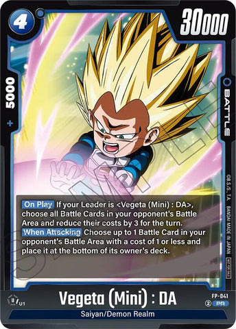 Vegeta (Mini) (FP-041) [Rivals Clash Release Event Cards]