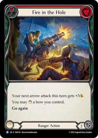 Fire in the Hole [SEA101] (High Seas)  Rainbow Foil