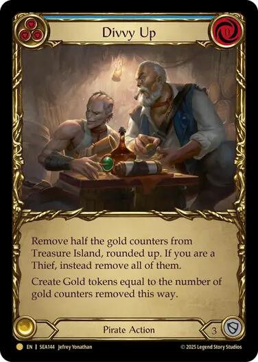 Divvy Up (Treasure) [SEA144] (High Seas)  Cold Foil