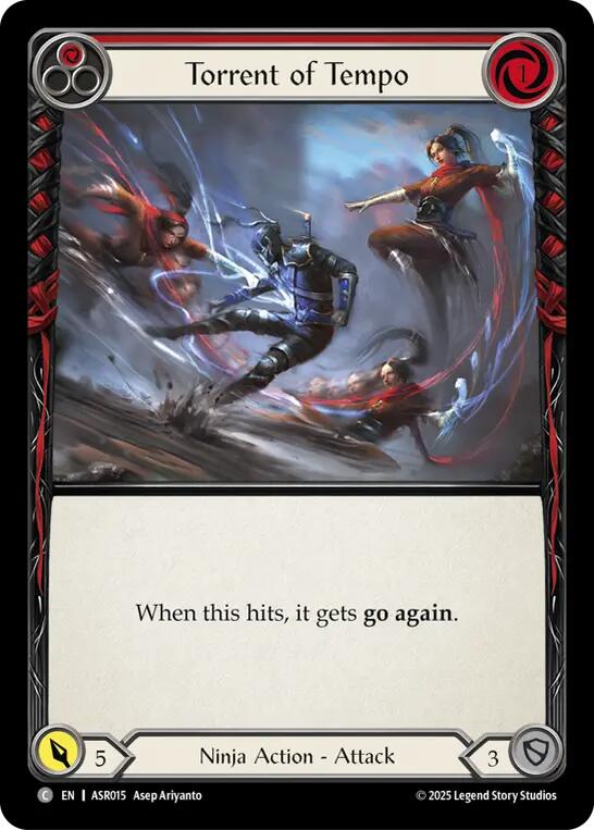 Torrent of Tempo (Red) [ASR015] (Armory Deck: Ira)