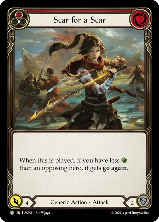 Scar for a Scar (Red) [ASR011] (Armory Deck: Ira)