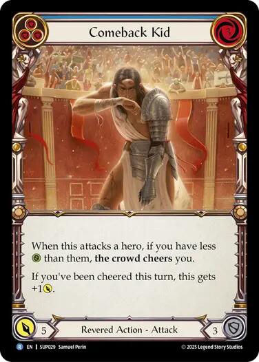 Comeback Kid (Blue) [SUP029] (Super Slam)  Rainbow Foil