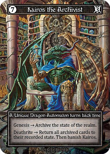 Kairos the Archivist (Foil) [Dragonlord]