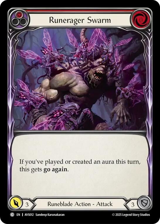 Runerager Swarm (Red) [AVS012] (Armory Deck: Legends Viserai)