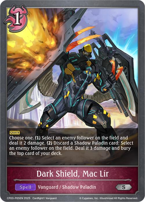 Dark Shield, Mac Lir - P65EN (Foil) (CP03-P65EN) [Cardfight!! Vanguard]