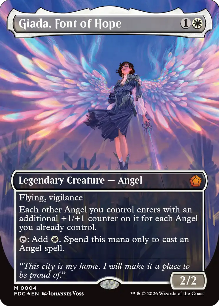 Giada, Font of Hope (Borderless) [Foundations Commander]