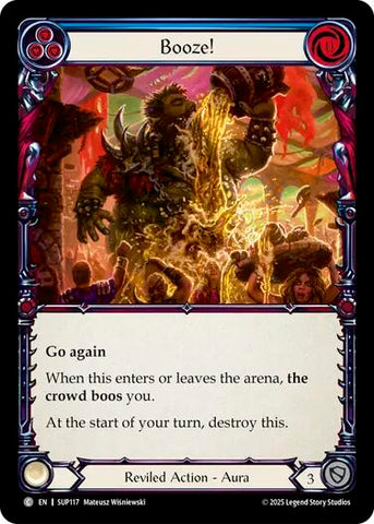 Booze! [SUP117] (Super Slam)  Rainbow Foil