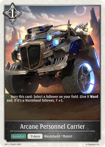 Arcane Personnel Carrier (BP11-T05EN) [Bullet of Fate]