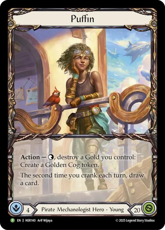 Puffin [HER140] (Promo)  Rainbow Foil