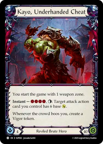 Kayo, Underhanded Cheat // Kayo, Strong-arm [SUP063//SUP064] (Super Slam)